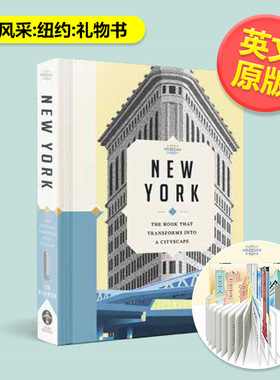 【现货】纸上风采纽约礼物书【Paperscapes】New York英文生活综合Dr Tom Wilkinson精装Welbeck publishing进口原版书9780233005