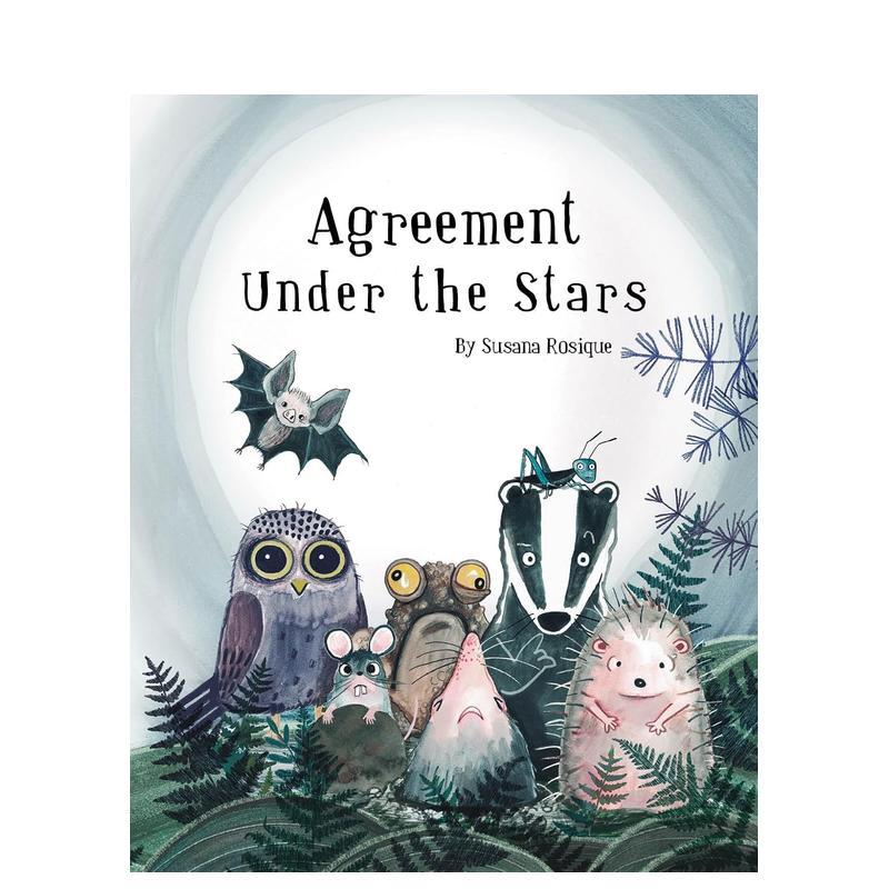 【现货】星空下的协议英文儿童绘本人际关系进口原版图书精装Agreement Under the Stars6岁-9岁Susana RosiqueCuento de Luz Pu