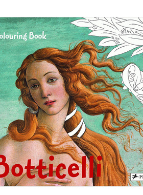 【预售】波提切利涂色书Colouring Book Botticelli 英文原版儿童艺术启蒙进口图书书籍