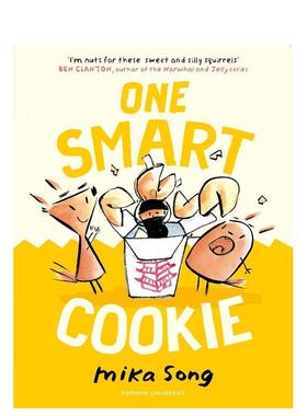 【预售】【诺玛和肚肚】#4聪明的饼干英文儿童漫画进口原版书平装【Norma and Belly】#4 One Smart Cookie Mika Song Pushkin P