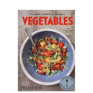 School 书9780714871226 意大利烹饪学校 Press进口原版 Phaidon Vegetables英文餐饮平装 Cooking Italian 素食 现货