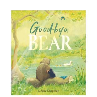 Chapman精装 再见小熊Goodbye英文儿童绘本自我认知情绪管理Jane Tiger Tales3 书9781680102475 6岁进口原版 现货