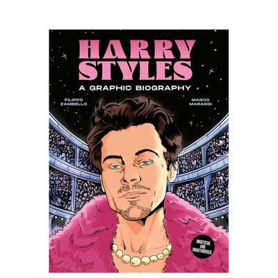 【预售】哈利斯泰尔斯图像传记英文漫画图书进口原版书Harry Styles A Graphic Biography精装Filippo ZambelloWhite Lion