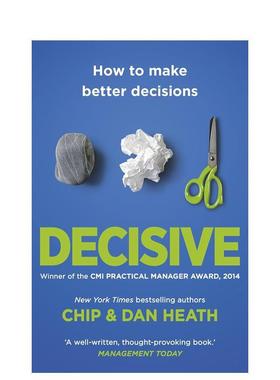 【预售】决定性Decisive英文商业行销Heath平装Random House进口原版书9781847940865