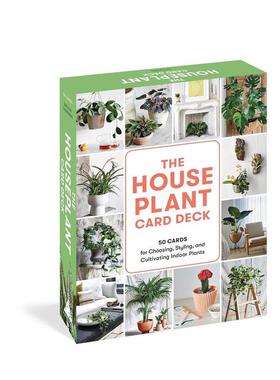 【现货】家居植物卡牌The Houseplant Card Deck英文文创卡牌Baylor Chapman盒装Artisan进口原版书9781 8291661