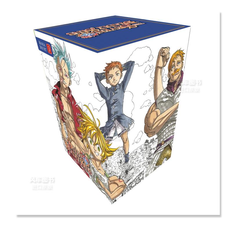 【预售】The Seven Deadly Sins Manga Box Set 3七宗罪漫画套装3平装英文原版