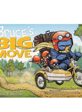 【预售】【熊妈妈布鲁斯系列】布鲁斯大搬家【Mother Bruce Series】Bruce's Big Move英文儿童绘本Ryan T. Higgins精装3-6岁Disn