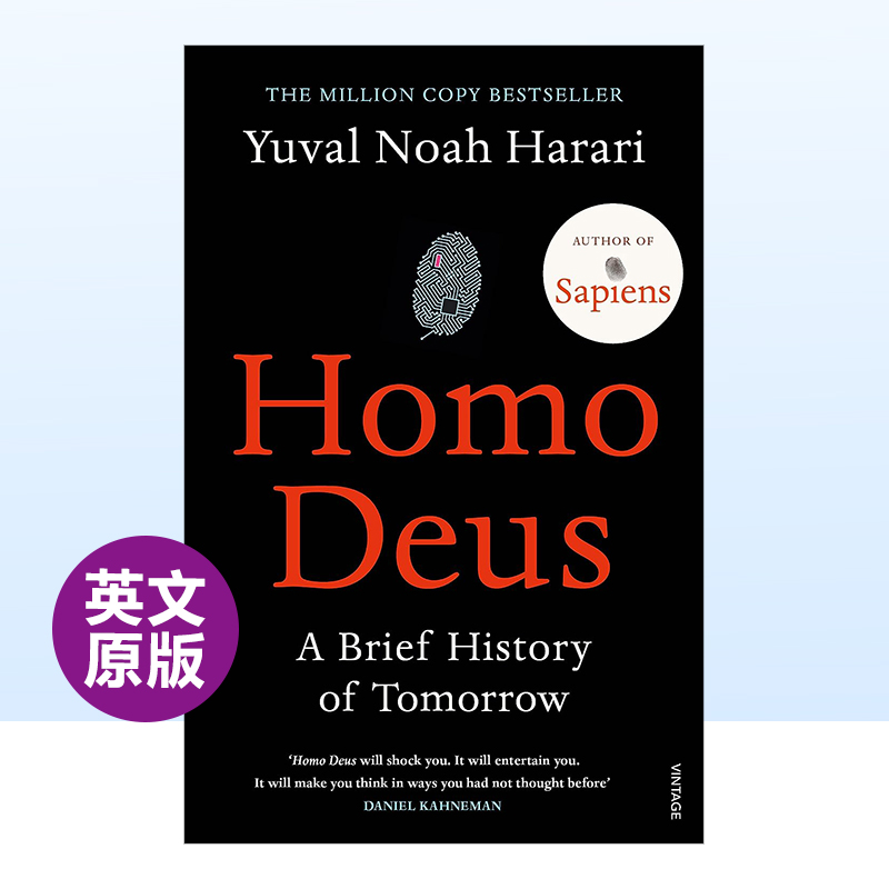 【预 售】未来简史 Homo Deus: A Brief History of Tomorrow英文生活原版图书进口书籍Yuval Noah Harari 书籍/杂志/报纸 原版其它 原图主图