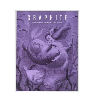 10英文艺术插画原画设定集3DTotal 石墨10Graphite Publishing简装 3dtotal 书9781909414730 Publishing进口原版 现货