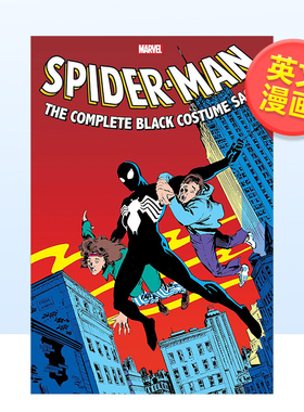 【预售】【Marvel】蜘蛛侠黑装传奇全集英文漫画精装进口原版书Spider-Man: The Complete Black Costume Saga Omnibus Tom DeFa