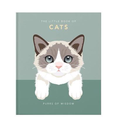 【预售】猫咪小书智慧的咕噜声【Little Book】The Little Book of Cats英文生活综合Orange Hippo精装进口原版书Welbeck publish