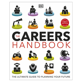 职业认知手册英文儿童章节书进口原版 书平装 DK著DK 预售 Children出版 Handbook Careers The