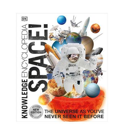 【现货】DK知识百科全书 太空【DK Knowledge Encyclopedias】Knowledge Encyclopedia Space!英文儿童绘本知识百科DK精装9-12岁D