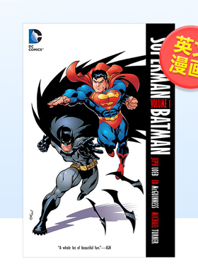 【预售】【DC Comics】超人与蝙蝠侠总集卷1英文漫画精装进口原版书Superman/Batman Omnibus Vol. 1 Jeph Loeb