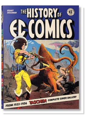 【预售】【TASCHEN】EC漫画历史英文漫画进口原版书精装14岁以上The History of EC Comics Grant GeissmanTASCHEN