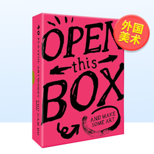 预 Box Artworks 书Open You 打开盒子做艺术英文外国美术当代进口原版 Playful And Do卡牌Robe 售 This Make Can Art Some