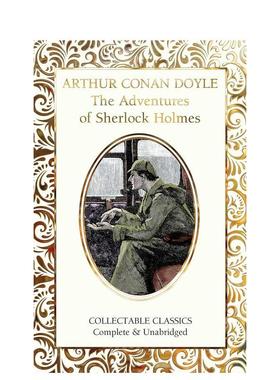 【现货】福尔摩斯探案集【Flame Tree Collectable Classics】Adventures of Sherlock Holmes英文小说精装Arthur Conan Doyle进口