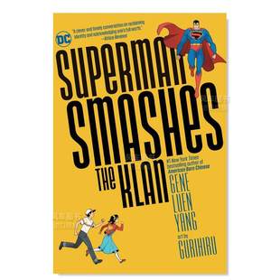 Yang Smashes Gene 書Superman 進(jìn)口原版 Comics Luen 超人大戰(zhàn)黑幫英文漫畫平裝 the 預(yù)售 Klan