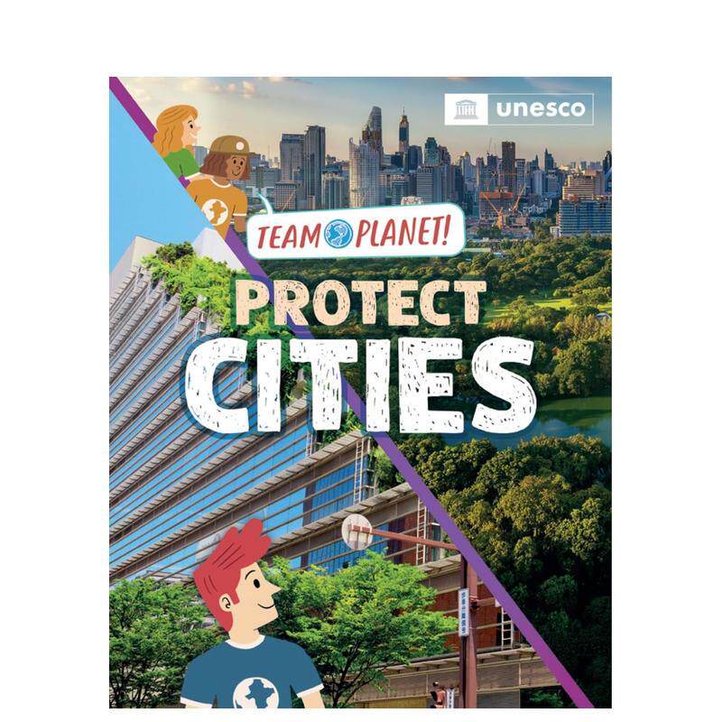 【现货】星球团队 保护城市【Team Planet!】Protect Cities英文儿童绘本知识百科Louise Spilsbury精装9-12岁Franklin Watts进口