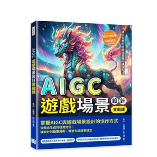 【预售】AIGC游戏场景设计实战课:Midjourney提示词结构×场景概念生成流程中文繁体设计综合季凡平装沐烨进口原版书97862678660