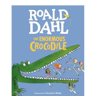 【现货】大大大大的鳄鱼(书+CD)【Roald Dahl】The Enormous Crocodile英文儿童故事Roald Dahl平装Puffin Books 6-9岁进口原版