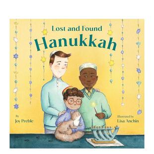 Hanukkah英文儿童绘本节日庆典Joy 书9781797216096 失而复得 Books进口原版 Chronicle Preble精装 Found and 光明节Lost 预售