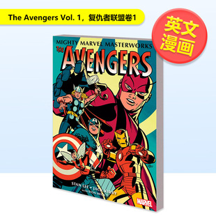 Avengers Lee Marvel Stan Vol. 书The 进口原版 复仇者联盟卷1英文漫画平装 预售
