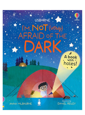 【预售】【洞洞书】我不是（很）怕黑英文儿童绘本自我认知情绪管理进口原版外版书平装3-6周岁I'm Not (Very) Afraid of the Da