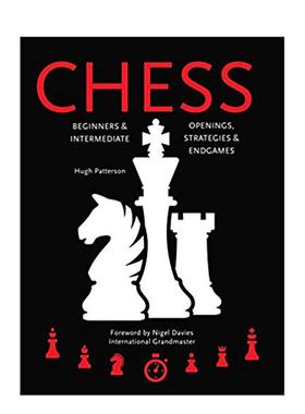 【现货】国际象棋英文生活综合Chess进口原版书Hugh Patterson螺旋装订Flame Tree