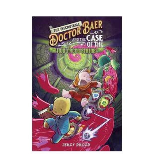 英文儿童故事Jerzy 现货 Doctor Drozd平装 Comics9 贝尔博士与双面雕像案The Circus 神秘 12岁进口原 Inscrutable Iron Baer