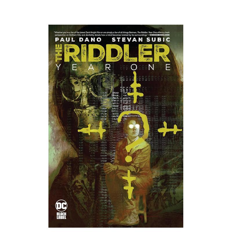 【现货】【DC Comics】谜语人第一年英文漫画精装进口原版书The Riddler: Year One Paul Dano  Stevan Subic