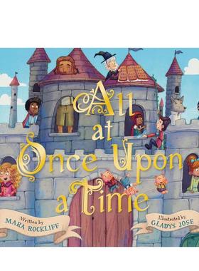 【预售】很久很久以前英文儿童绘本虚构类进口原版书精装6岁-9岁All At Once Upon A Time Abrams Books for Young Readers Rock