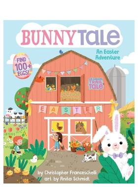 【预售】小兔奇遇记【Trail Tale】Bunnytale英文儿童绘本节日庆典Chrisher Franceschelli纸板书Abrams Appleseed3-9岁进口原版书