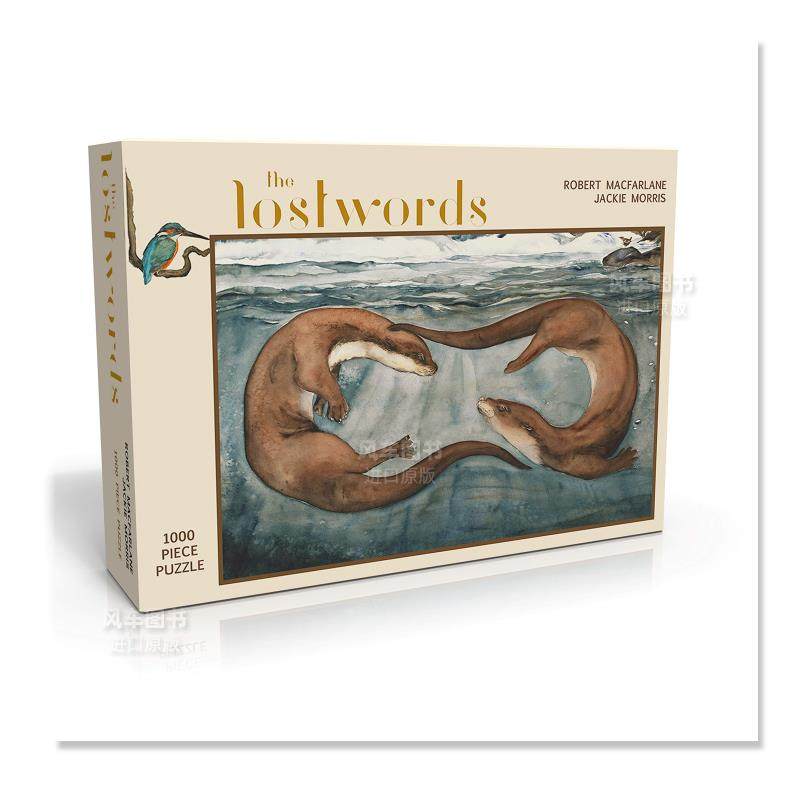 【现货】消失的语言:水獭(1000块拼图) 【the lost words】 otters