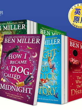 【Ben Miller】我如何变成一只叫午夜的狗How I Became a Dog Called Midnight英文儿童章节书Ben Miller平装Simon & Sch