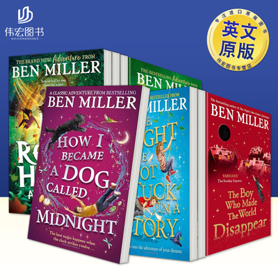 【Ben Miller】我如何变成一只叫午夜的狗How I Became a Dog Called Midnight英文儿童章节书Ben Miller平装Simon & Sch