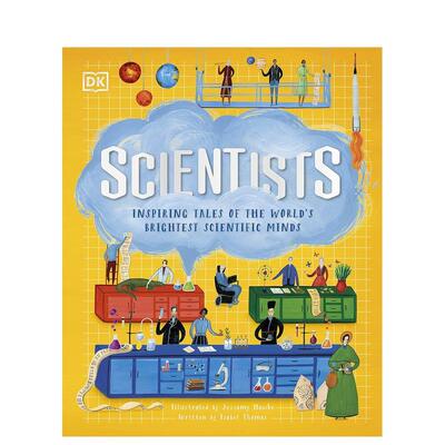 【现货】科学家世界上聪明科学头脑鼓舞人心的故事Scientists英文青少年读物DK精装DK Children进口原版书9780241484333