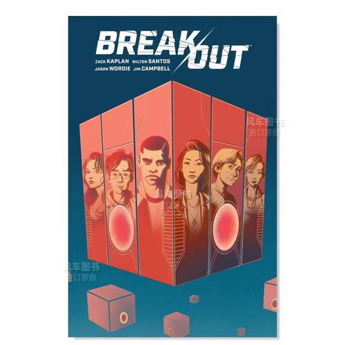 【预售】越狱英文漫画进口原版书平装14岁以上Break Out Kaplan Dark Horse