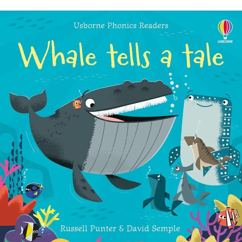 【现货】鲸鱼讲故事【Phonics Readers】 Whale Tells a Tale英文儿童自然拼读平装Russell Punter and David Semple进口原版书Us