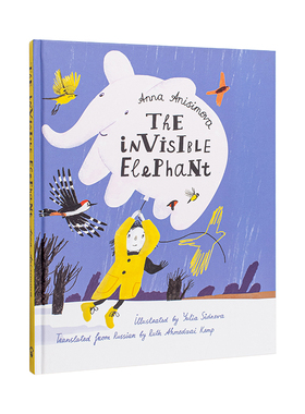 【预售】【俄罗斯插画师Yulia Sidneva】隐形的象英文儿童绘本插画师进口原版外版书精装3岁-6岁The Invisible ElephantAnna Ani