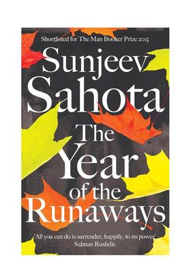 【预售】逃亡岁月The Year of the Runaways英文文学小说平装进口原版书Sunjeev Sahota Picador
