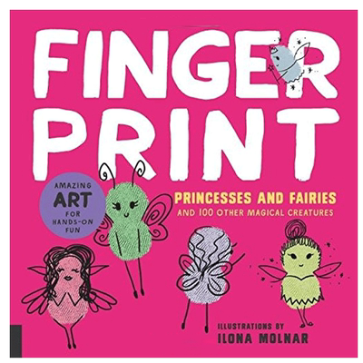 【预 售】Fingerprint Princesses and Fairies指纹艺术 公主与精灵适合6-12岁书籍进口原版