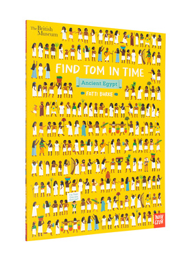 【预售】大英博物馆寻找汤姆古埃及British Museum Find Tom in Time Ancient Egypt英文儿童绘本IP系列9-12岁平装Fatti Burke进口