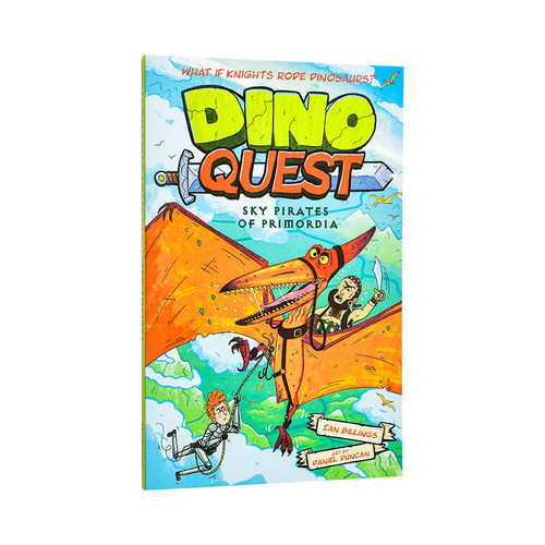 【现货】恐龙大冒险 原始空域的飞天大盗Dino Quest英文儿童章节书Dino Quest Ian Billings平装Arcturus Publishing9-12岁进口原