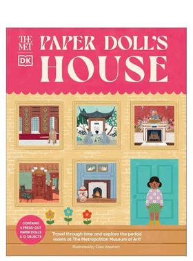 【现货】【DK大都会博物馆】大都会纸偶屋【DK The Met】The Met Paper Doll's House英文儿童趣味Cass Urquhart纸板书DK Childre