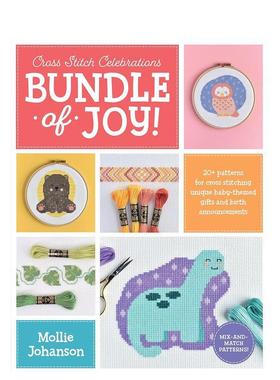 【现货】十字绣活动欢乐的束缚！Cross Stitch Celebrations英文手工制作Mollie Johanson平装Voyageur Press进口原版书978076037