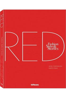 【现货】红书The Red Book英文时尚风格与历史Heide Christiansen精装teNeues进口原版书9783961715923