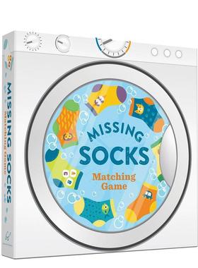 【现货】【对号入座游戏】袜子不见了【Matching Game】Missing Socks 英文儿童趣味3-6岁精装Chronicle Books进口原版书Chronicl