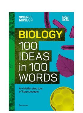 【预售】【科学博物馆】生物馆中的 100个创意 100个字英文社会科学进口原版外版书精装14岁以上【The Science Museum】The Scie