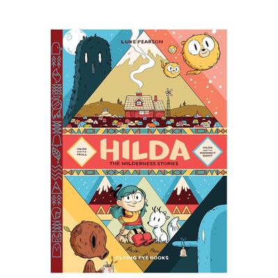 【现货】希尔达野外冒险故事合集英文儿童漫画进口原版图书Hilda The Wilderness Stories精装Luke PearsonFlying Eye Books